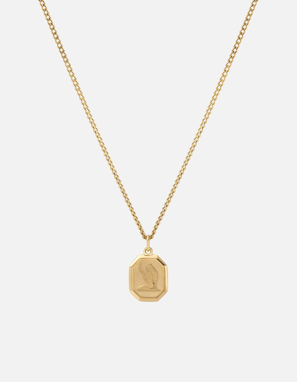 Miansai Necklaces Virgo Nyle Necklace, Gold Vermeil Polished Gold / 18 in. / Monogram: No