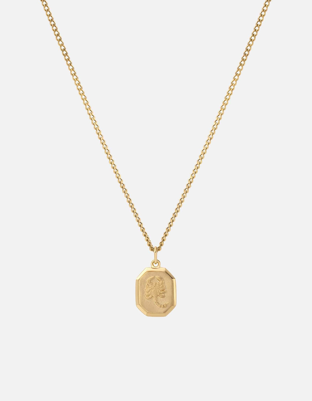 Miansai Necklaces Scorpio Nyle Necklace, Gold Vermeil Polished Gold / 18 in. / Monogram: No