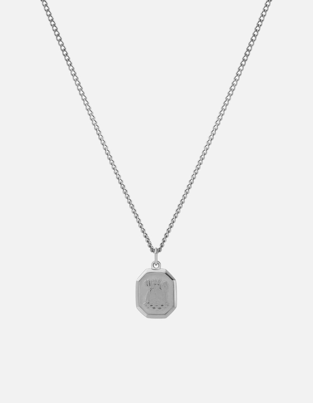 Miansai Necklaces Aquarius Nyle Necklace, Sterling Silver Polished Silver / 21 in. / Monogram: No