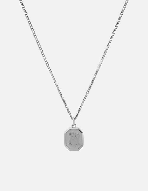 Miansai Necklaces Aquarius Nyle Necklace, Sterling Silver Polished Silver / 21 in. / Monogram: No