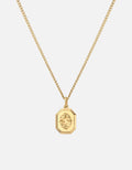 Miansai Necklaces Pisces Nyle Necklace, Gold Vermeil Polished Gold / 21 in. / Monogram: No