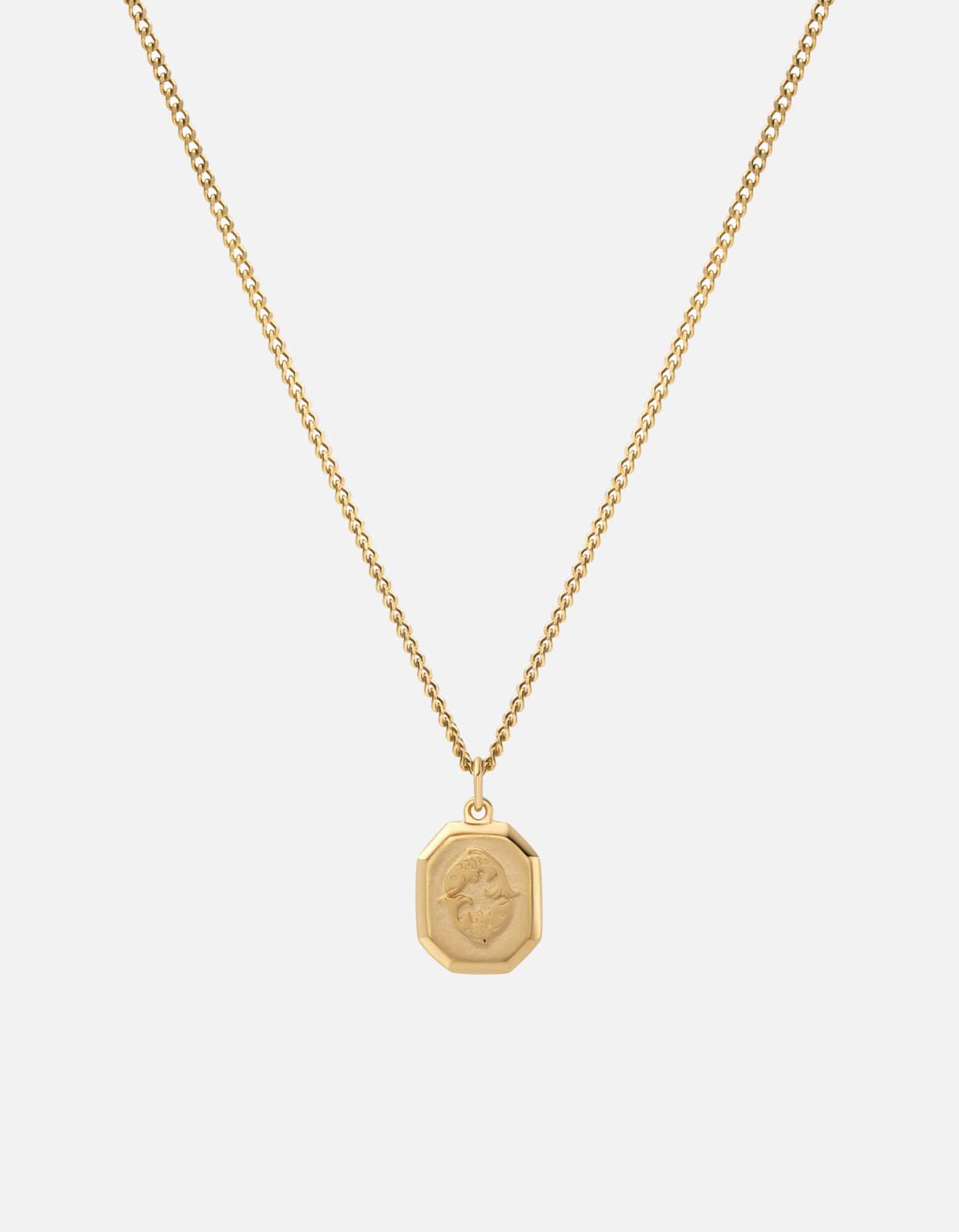 Miansai Necklaces Pisces Nyle Necklace, Gold Vermeil Polished Gold / 18 in. / Monogram: No