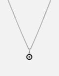 Miansai Necklaces Ojos Necklace, Sterling Silver/Black Black / 21 in. / Monogram: No