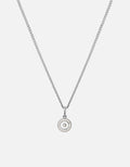 Miansai Necklaces Ojos Necklace, Sterling Silver/Linen Linen / 21 in. / Monogram: No