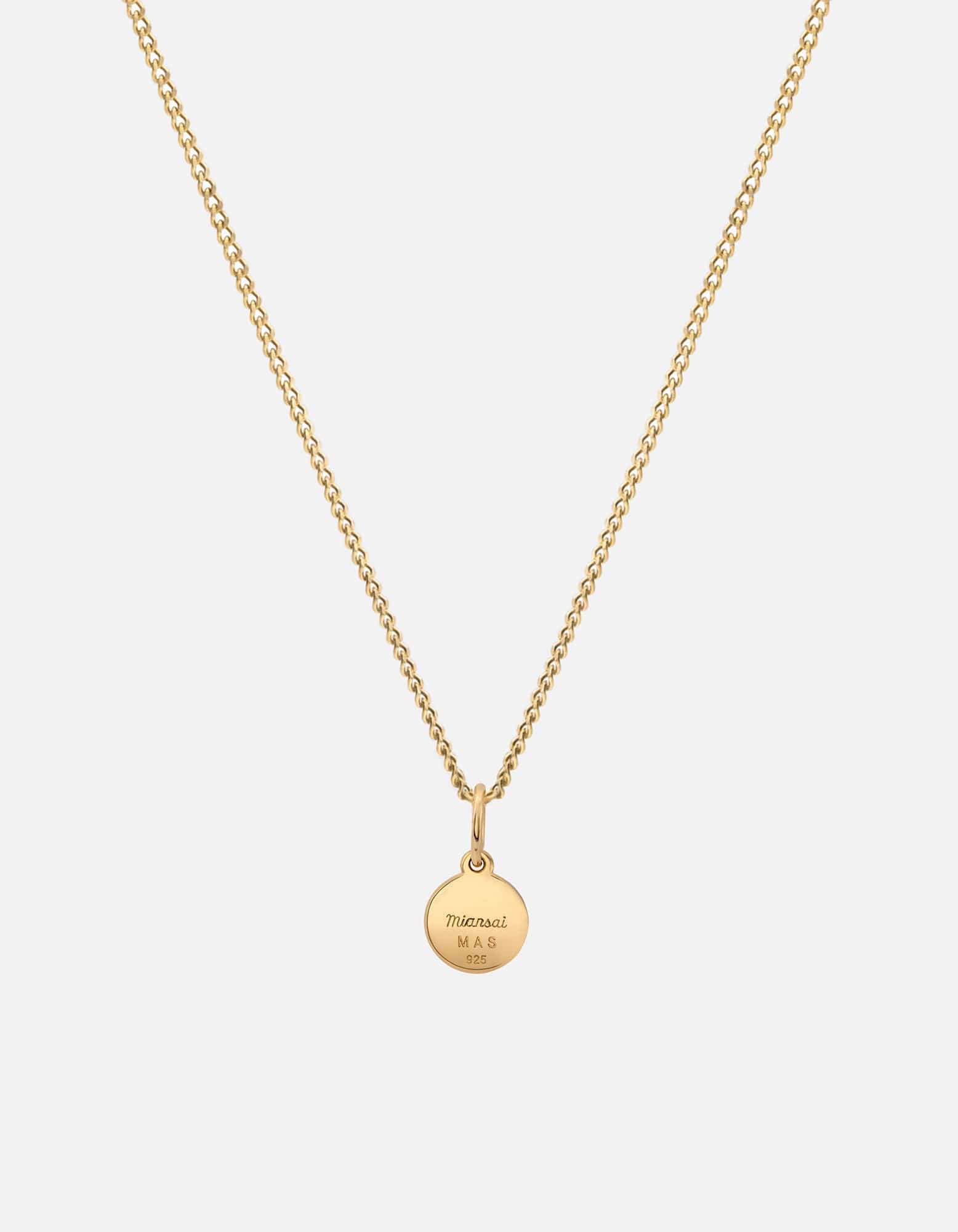 Ojos Evil Eye Necklace, Gold Vermeil/Sky Blue
