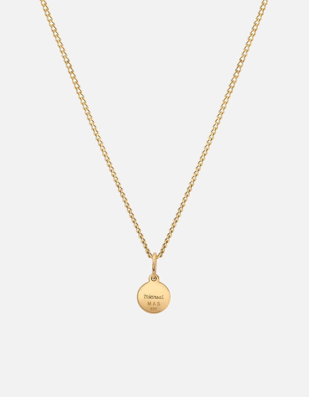Ojos Evil Eye Necklace, Gold Vermeil/Black