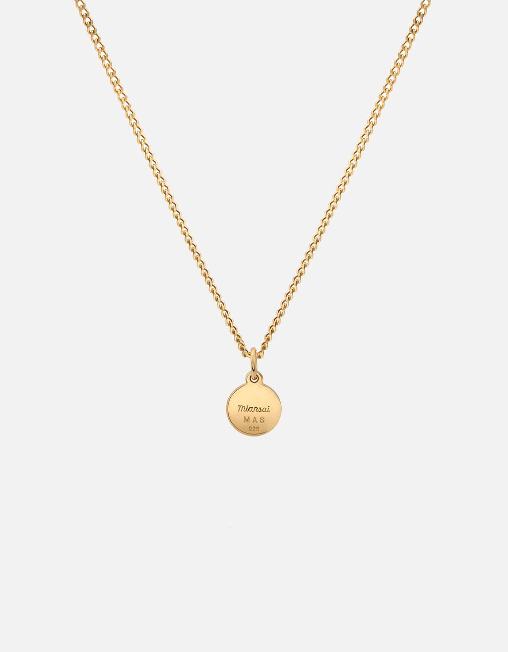 Ojos Evil Eye Necklace, Gold Vermeil/Black