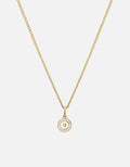 Miansai Necklaces Ojos Necklace, Gold Vermeil/Linen Linen / 21 in. / Monogram: No