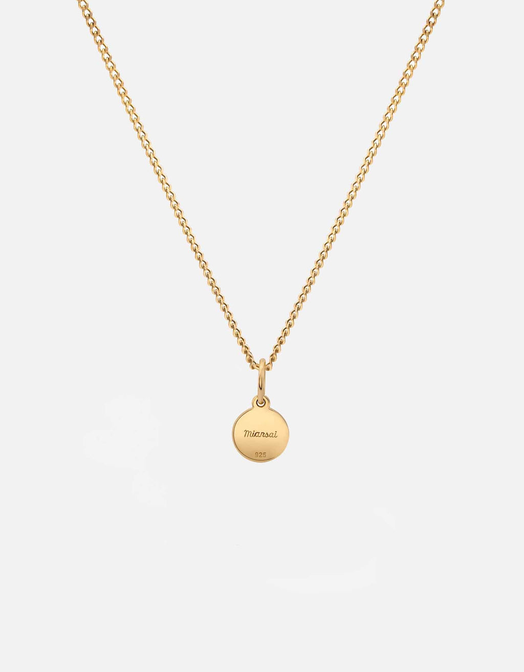 Ojos Evil Eye Necklace, Gold Vermeil/Linen