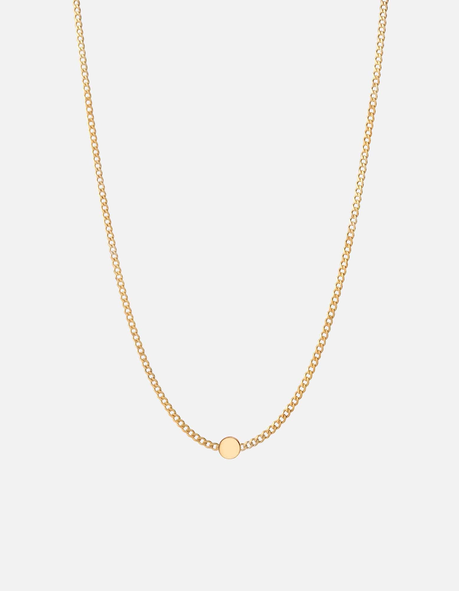 Opus Sapphire Type Chain Necklace, Gold Vermeil/Blue