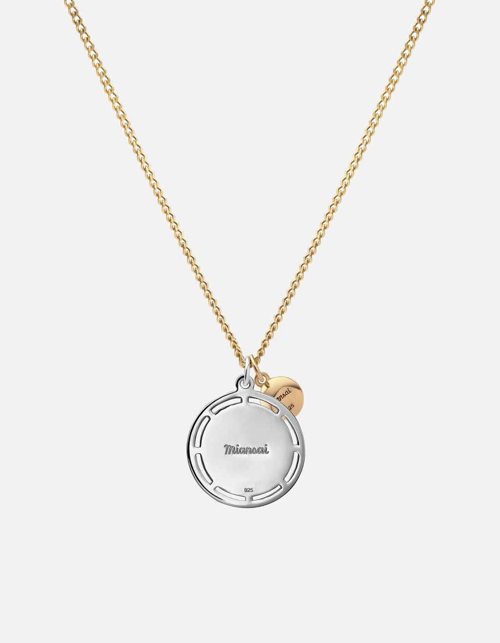 Test of Time Ojos Necklace, Gold Vermeil/Black