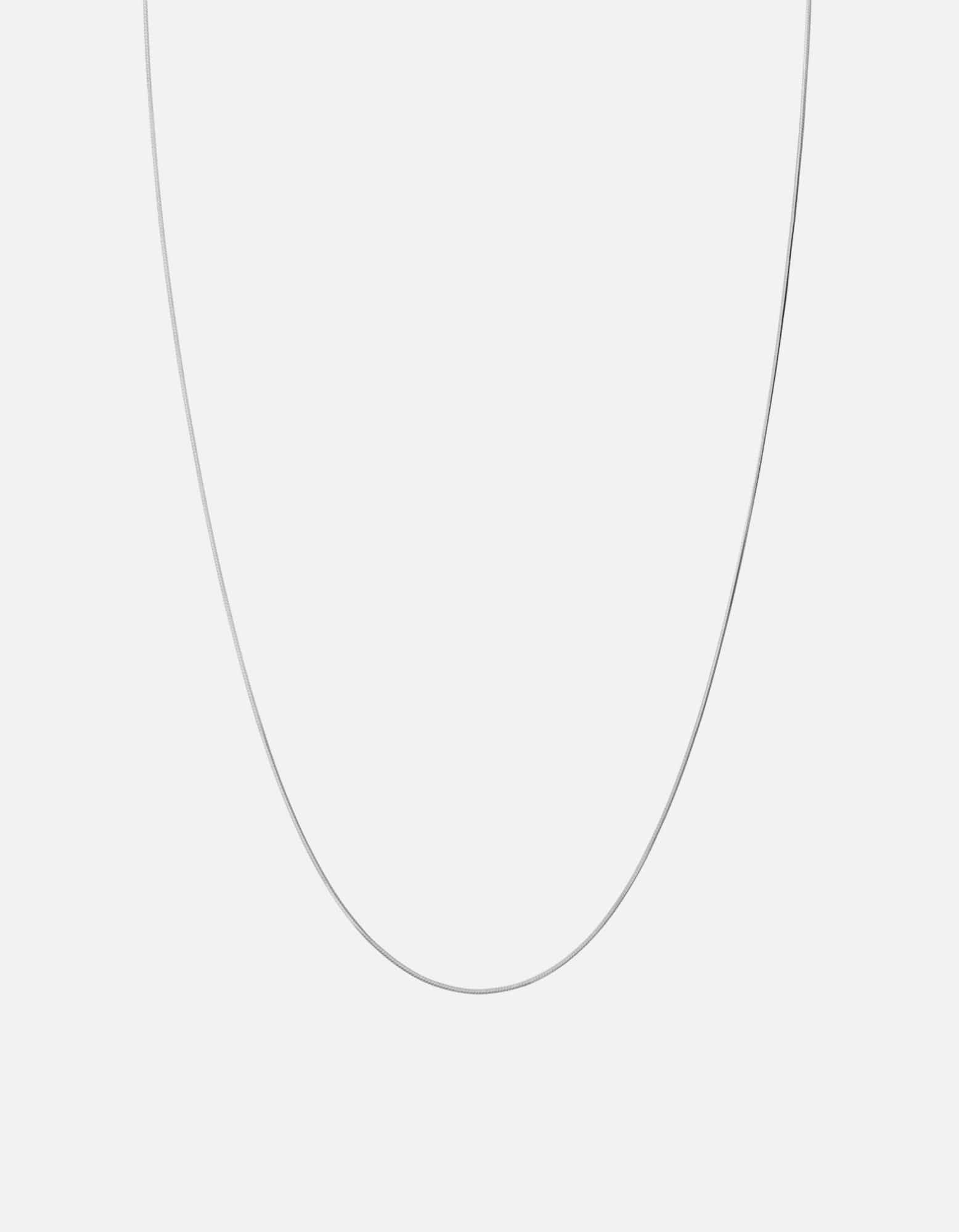 Miansai Necklaces Lynx Chain Necklace, Sterling Silver Polished Silver / 21 in.