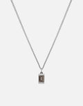 Miansai Necklaces Valor Gray Topaz Necklace, Sterling Silver Gray / 21 in.