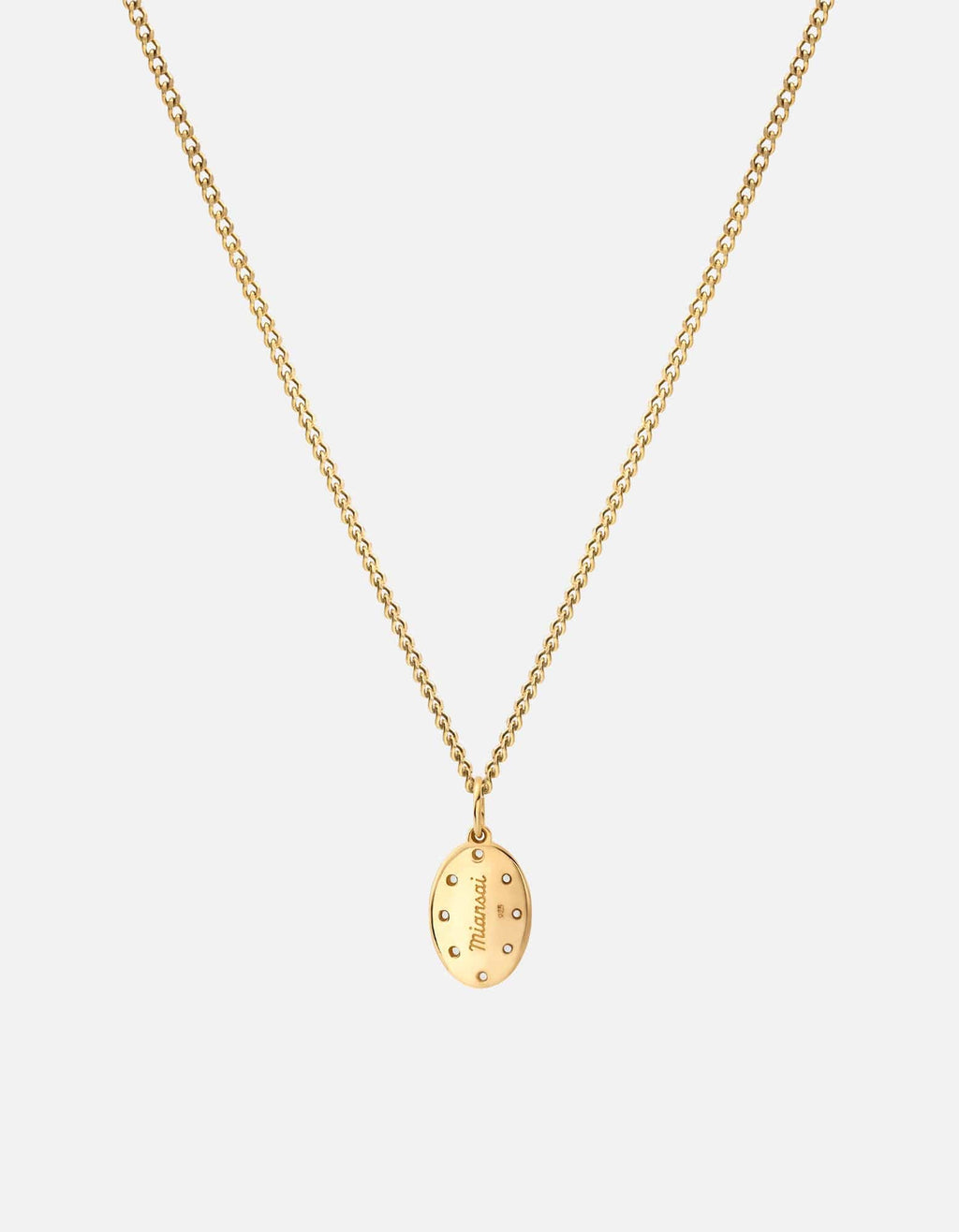 Octo Necklace, Gold Vermeil/Diamonds