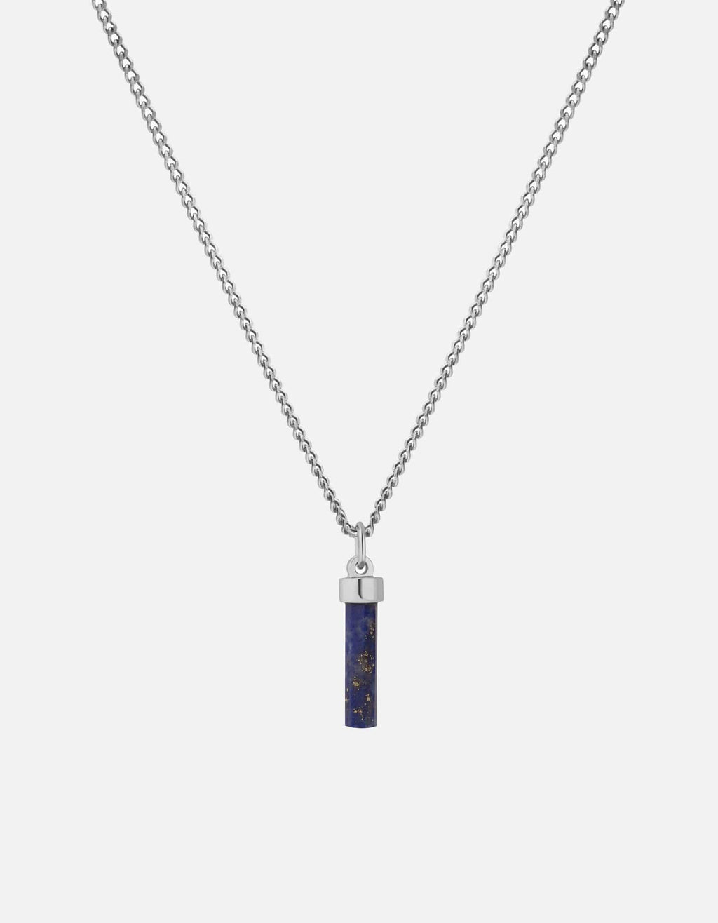 Miansai Necklaces Remi Lapis Necklace, Sterling Silver Blue / 21 in.