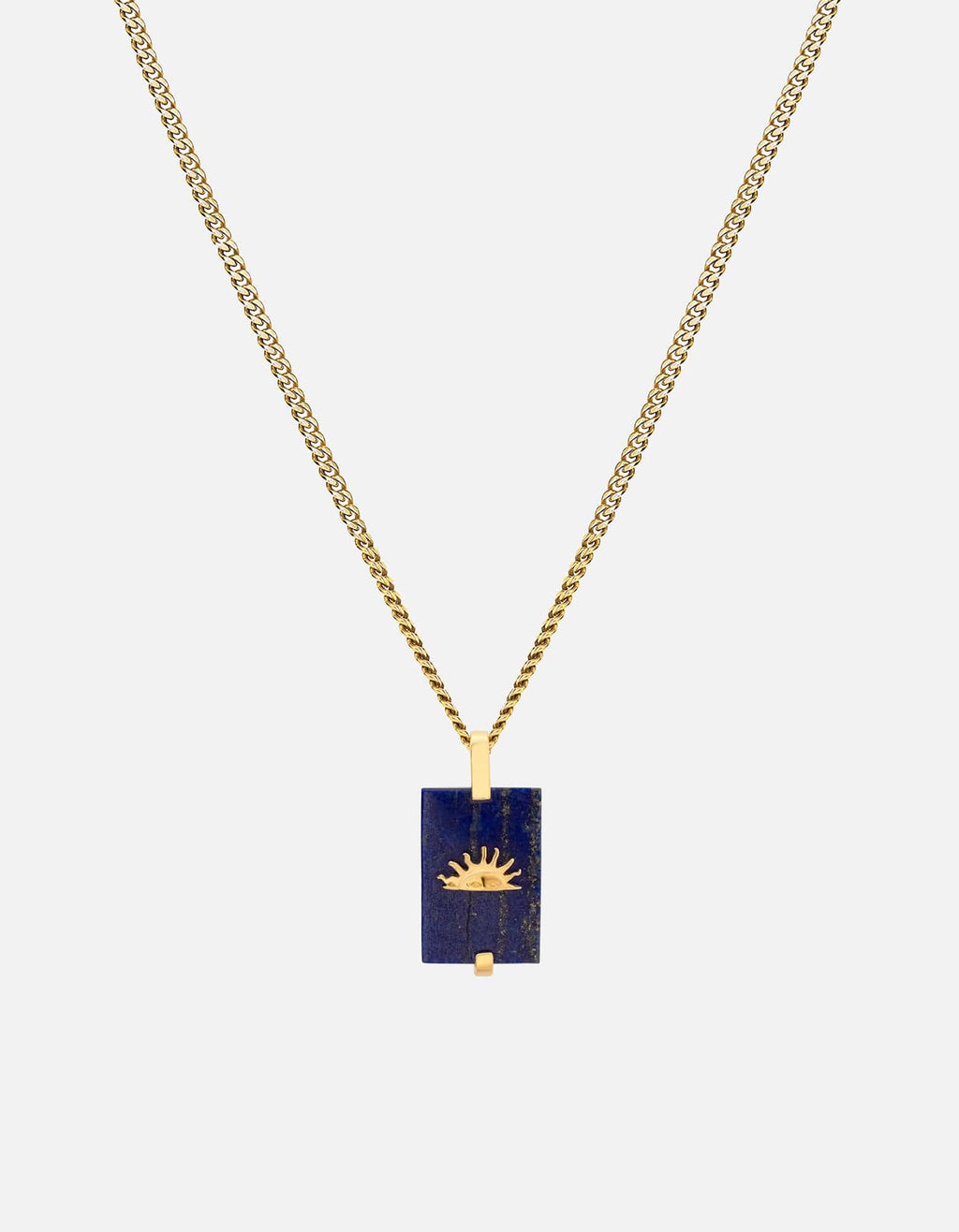 Miansai Necklaces Sol Lapis Necklace, Gold Vermeil Blue / 24 in.
