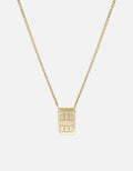 Miansai Necklaces SIM Card Necklace, Gold Vermeil Polished Gold / 21 in.