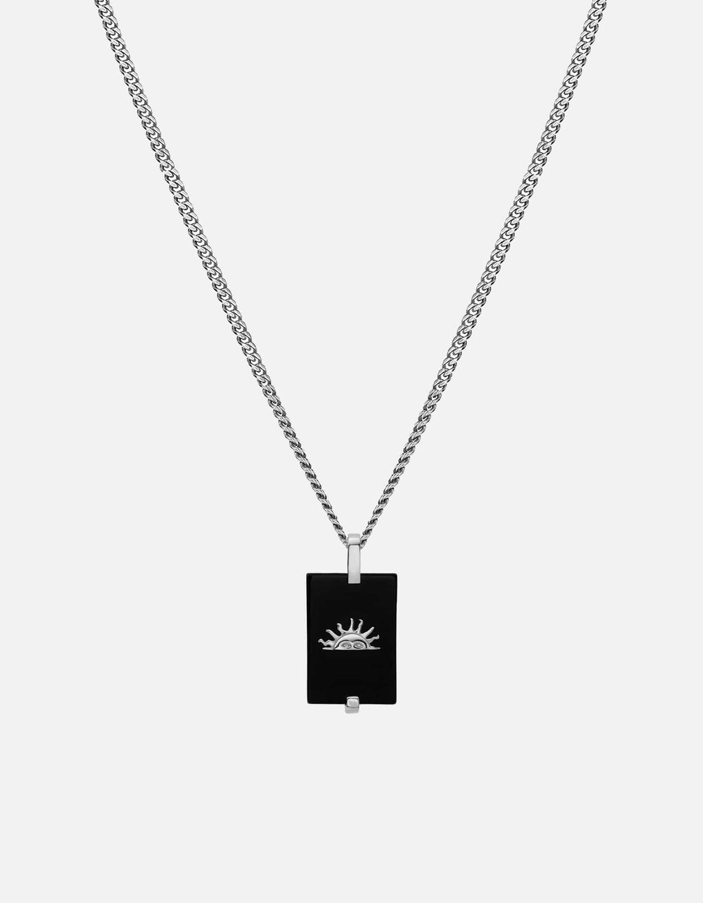 Miansai Necklaces Sol Onyx Necklace, Sterling Silver Black / 24in.