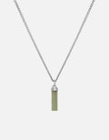 Miansai Necklaces Remi Aventurine Necklace, Sterling Silver Green / 21 in.