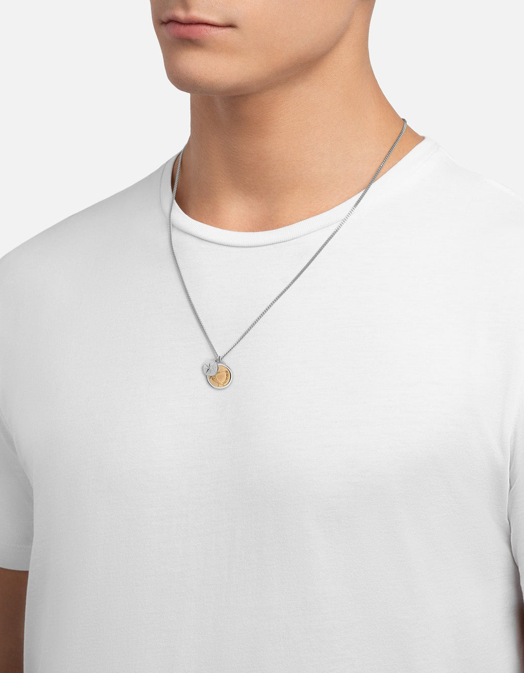 Sparrow Pendant Necklace, Gold Vermeil / Sterling Silver