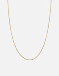 Miansai Necklaces 1.3mm Rolo Chain Necklace, Gold Vermeil Polished Gold / 16in.-18in.