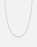 Miansai Necklaces 1.3mm Rolo Chain Necklace, Sterling Silver Polished Silver / 16in.-18in.