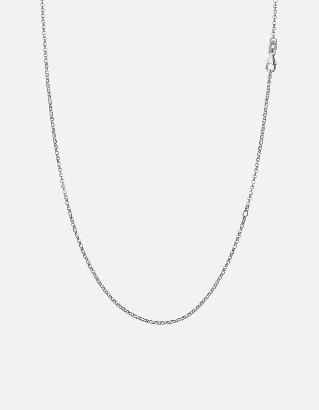 1.3mm Rolo Chain Necklace, Sterling Silver