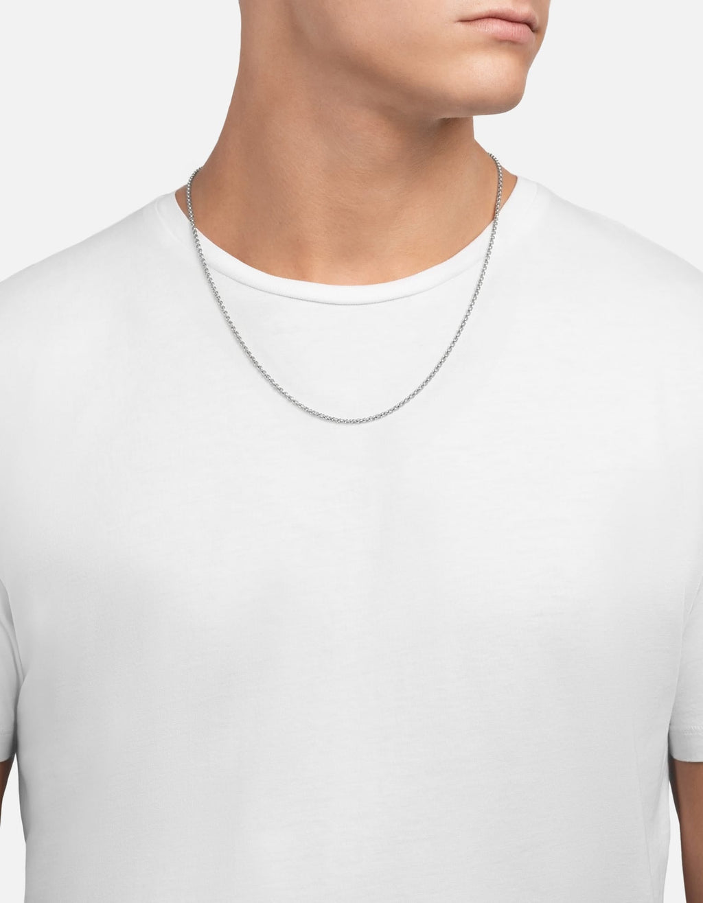 1.3mm Rolo Chain Necklace, Sterling Silver