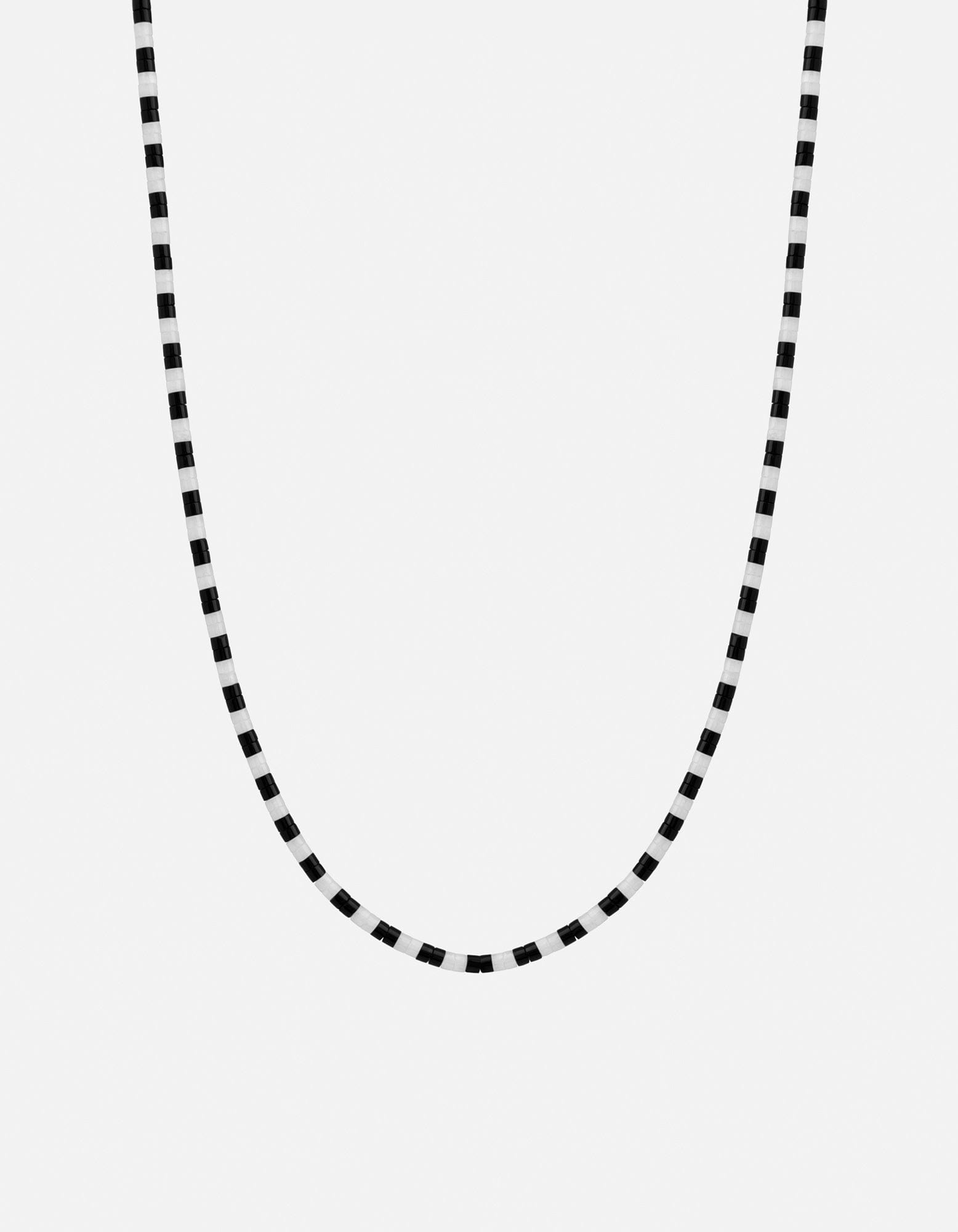 Kai Onyx Bead Necklace, Sterling Silver