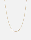 Miansai Necklaces Orb 1.5mm Chain Necklace, Gold Vermeil Polished Gold / 21 in.
