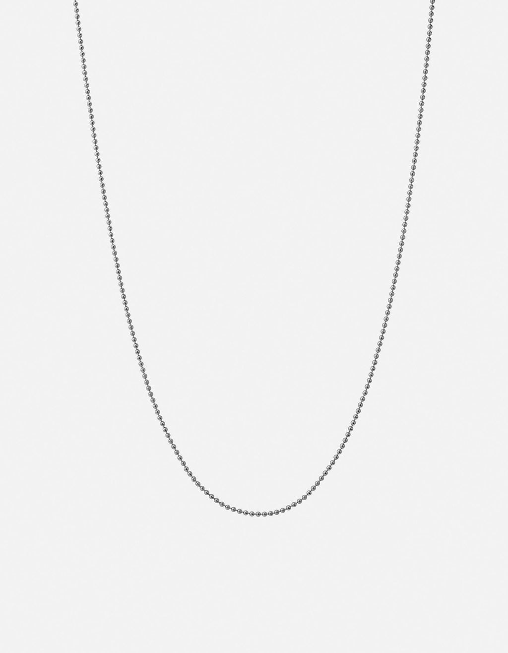 Orb 1.5mm Chain Necklace, Sterling Silver