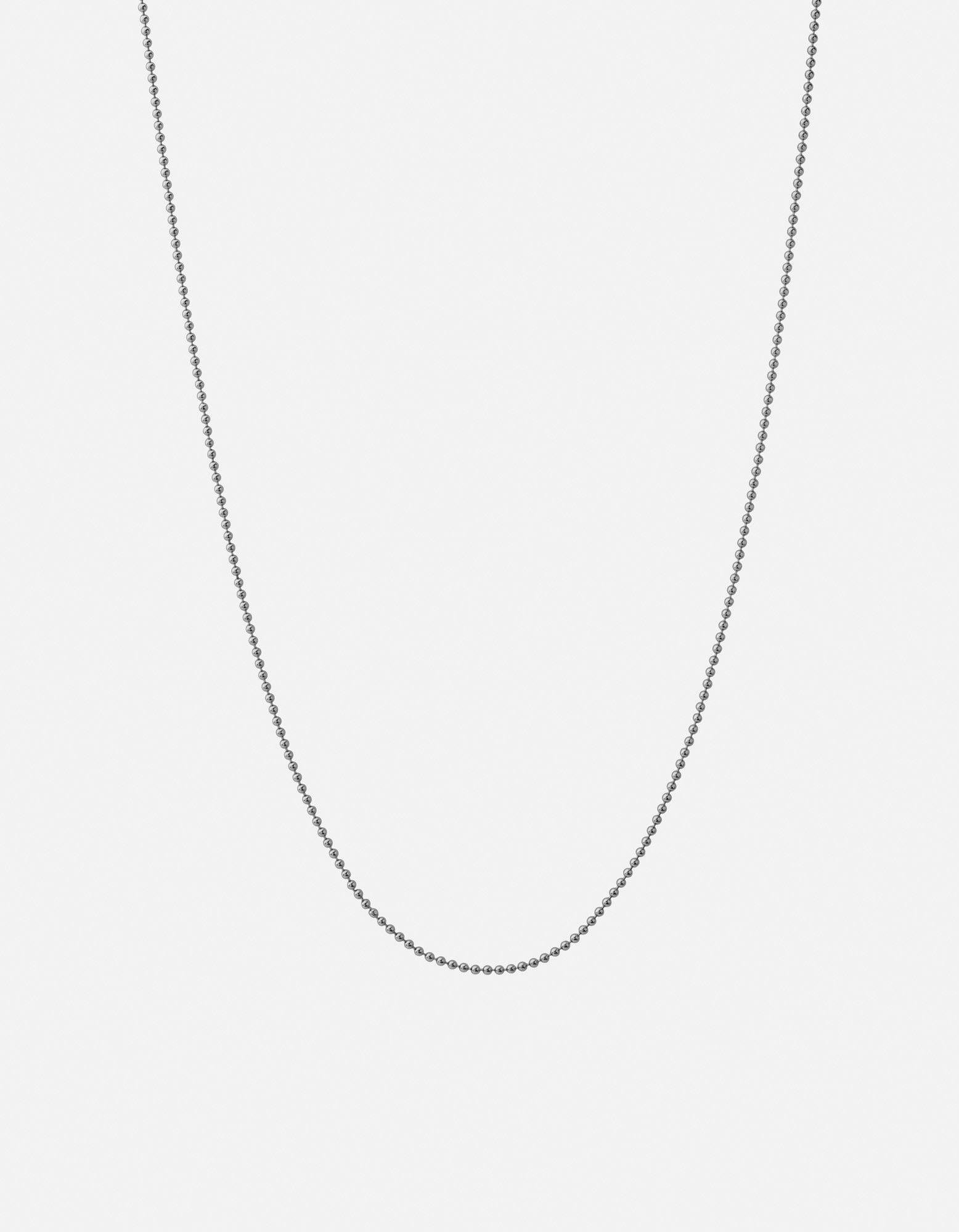 Orb 1.5mm Chain Necklace, Sterling Silver