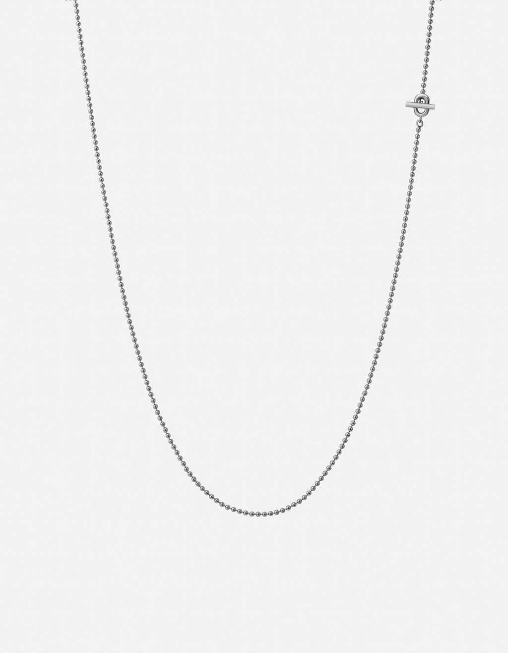 Miansai Necklaces Orb 1.5mm Chain Necklace, Sterling Silver Polished Silver / 21 in.