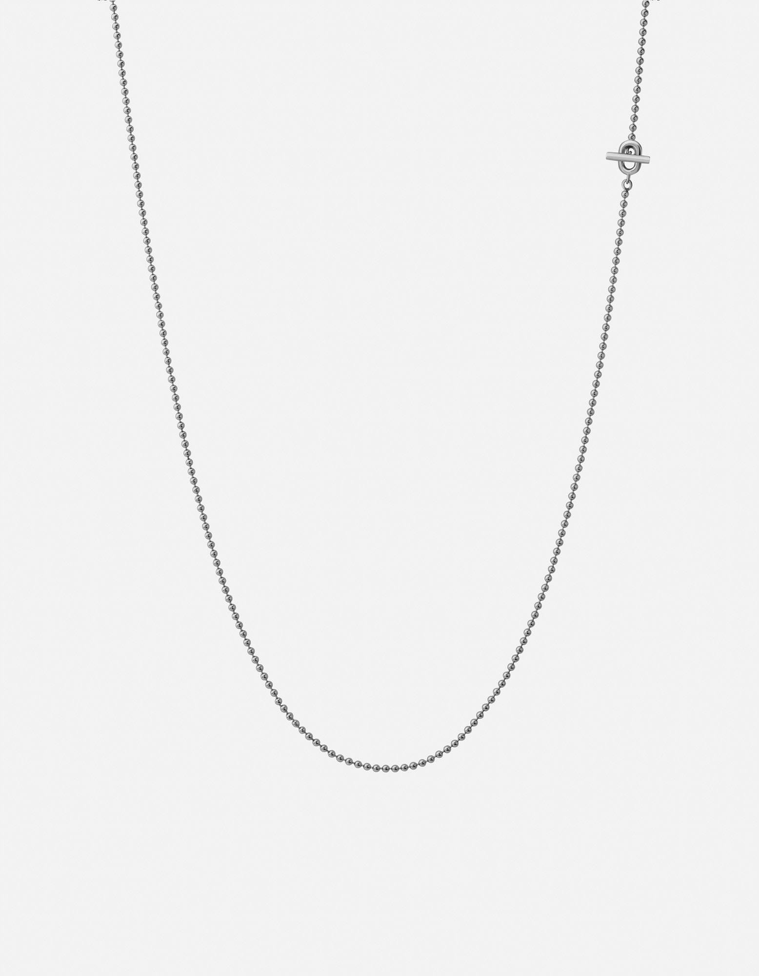 Miansai Necklaces Orb 1.5mm Chain Necklace, Sterling Silver Polished Silver / 21 in.