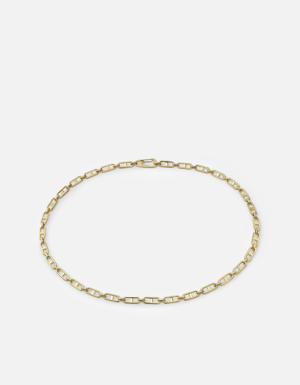 Miansai Necklaces Marinero Chain Link Choker, Gold Vermeil Polished Gold / 15 in.
