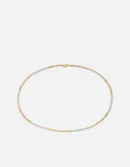 Miansai Necklaces Orb 1.5mm Chain Choker, Gold Vermeil w/Pastel Enamel Pastel/Gold / 15in.