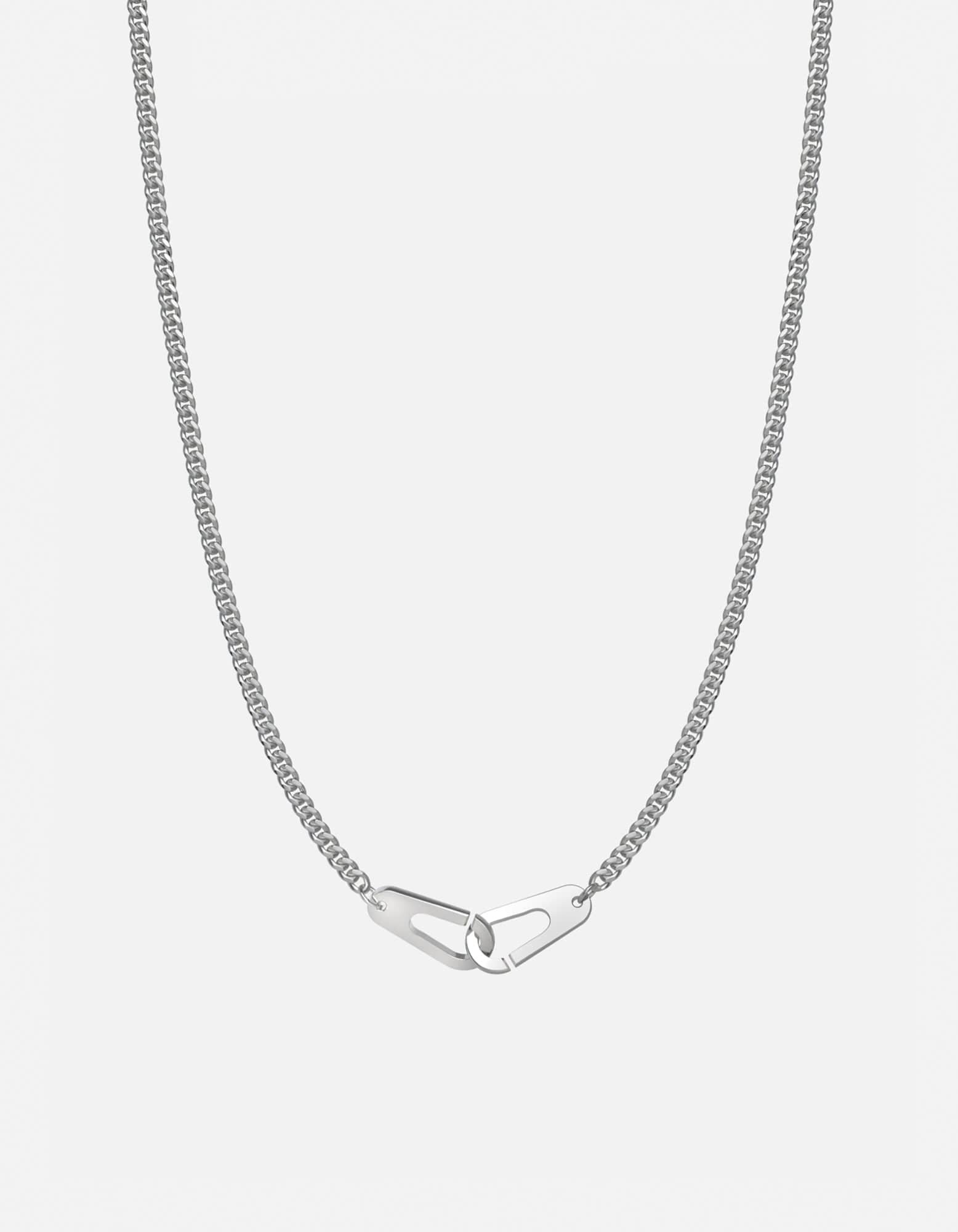 Miansai Necklaces Dima Chain Necklace, Sterling Silver Polished Silver / 21in.