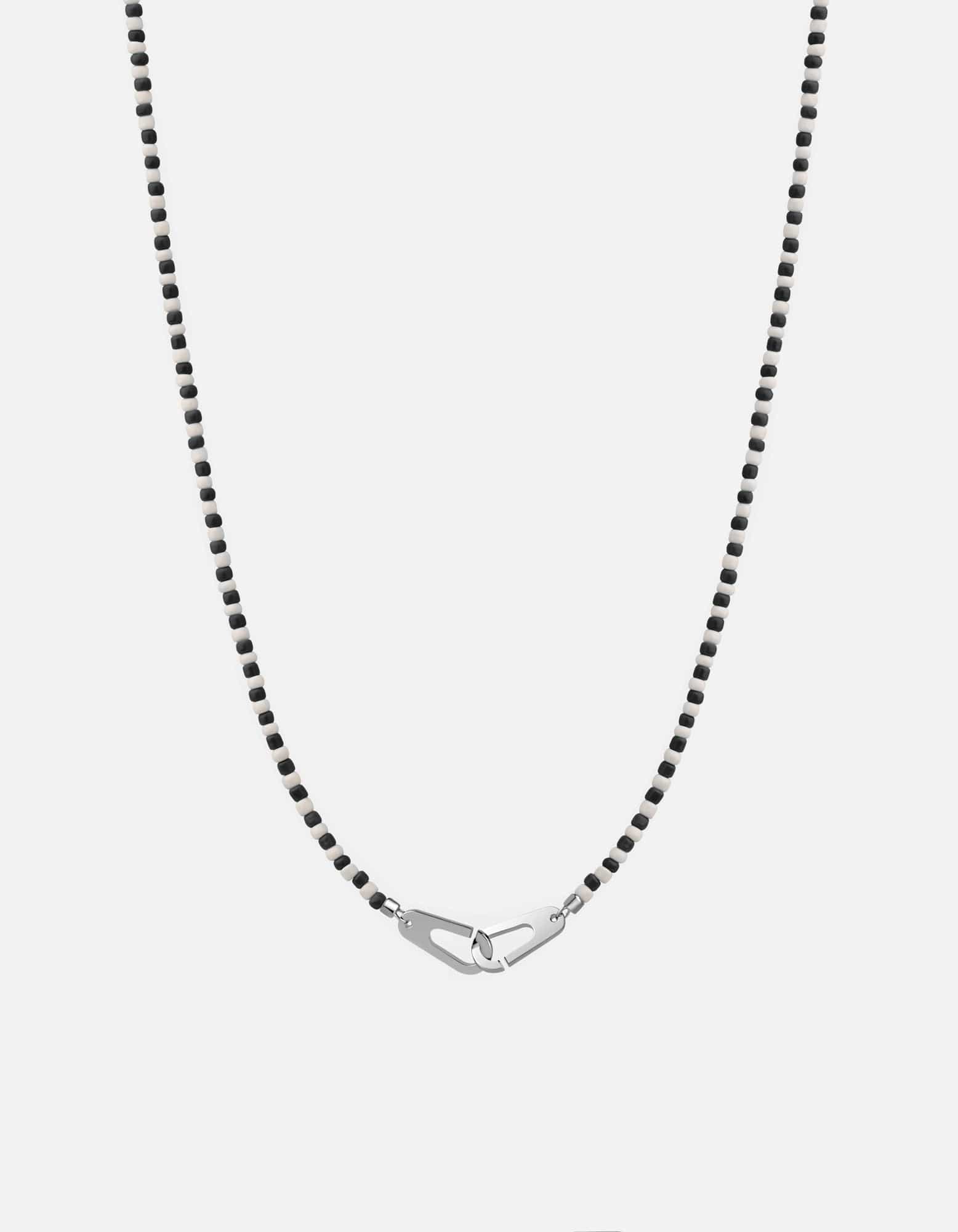 Miansai Necklaces Niko Necklace, Sterling Silver / Black Black / 22in.