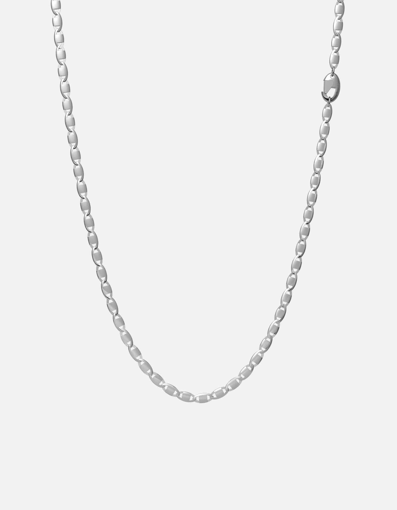Miansai Necklaces Vesper Chain Necklace, Sterling Silver Polished Silver / 21in.