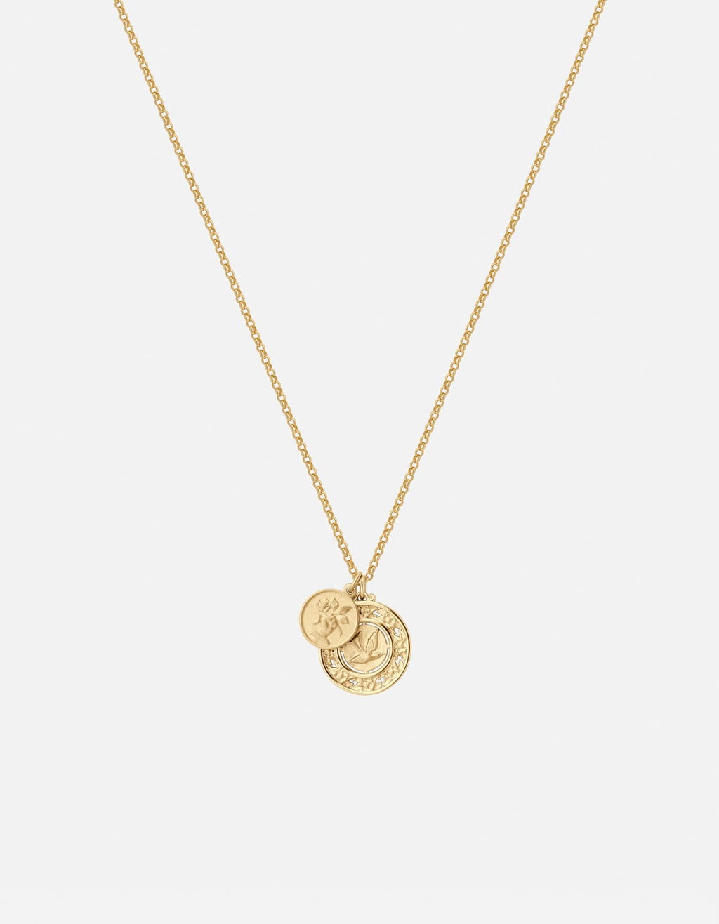 Miansai Necklaces Garden Dove Pendant Necklace, Gold Vermeil Polished Gold / 16in.-18in.