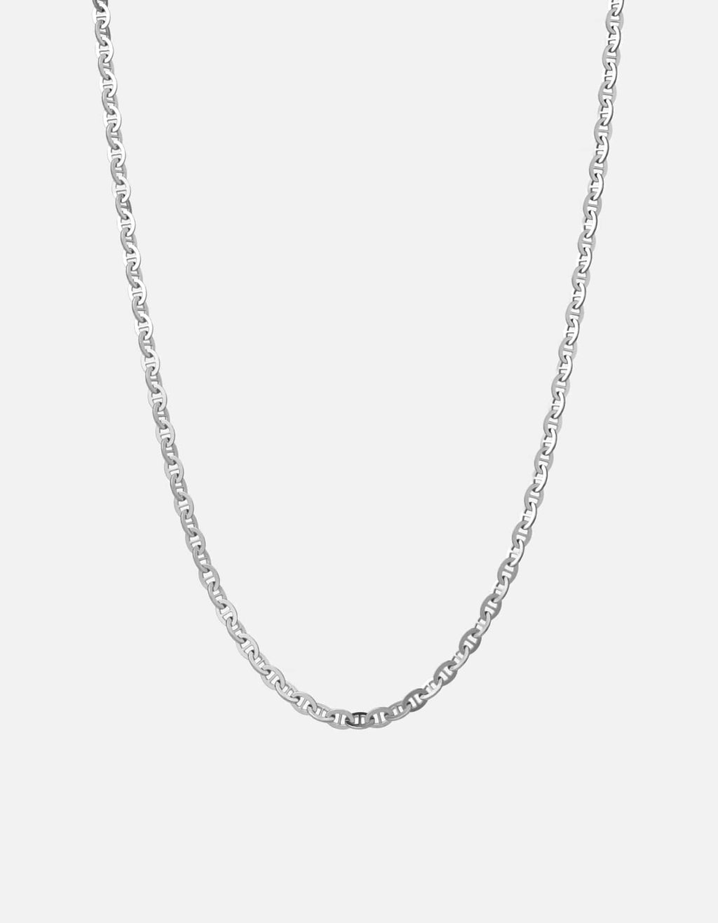 Miansai Necklaces Sven Chain Necklace, Sterling Silver Polished Silver / 20in.