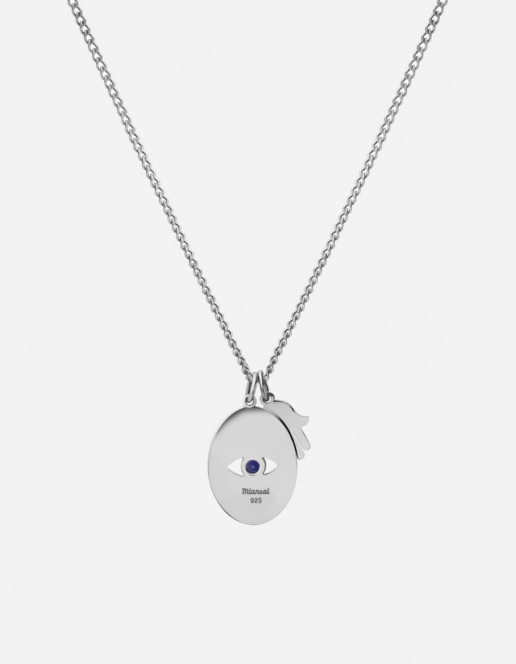 Third Eye Pendant Necklace, Sterling Silver