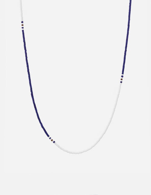 Miansai Necklaces Avi Necklace, Sterling Silver / Blue/White/Amber Blue/White/Amber / 22in.