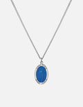 Miansai Necklaces Sunny Place Pendant Necklace, Sterling Silver Blue / 24in.