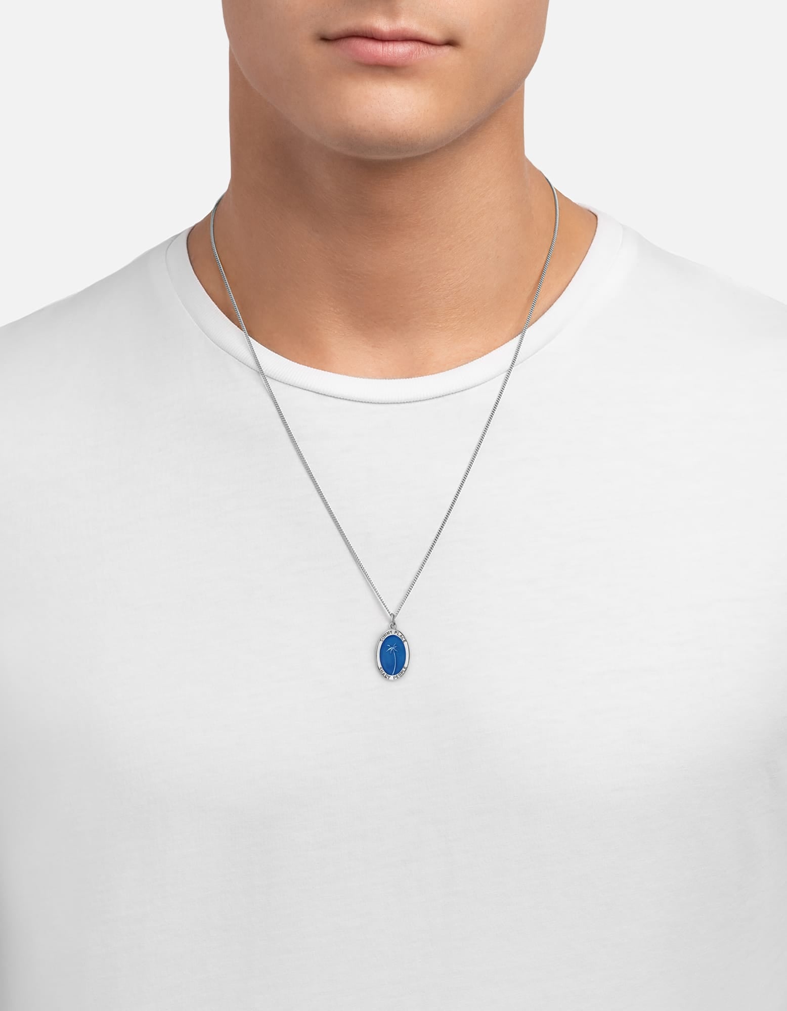 Sunny Place Pendant Necklace, Sterling Silver