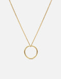 Miansai Necklaces Carolyn Ring Pendant Necklace, Gold Vermeil Polished Gold / 21in.