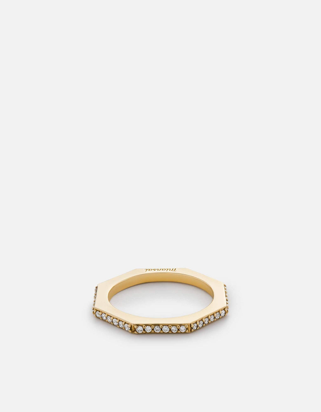 Miansai Rings Bly Ring, 14k Gold Pavé polished gold pave / 6