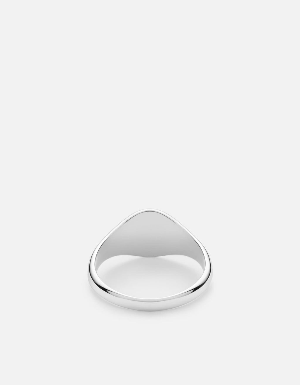 Signet Ring, Sterling Silver/3 Letter