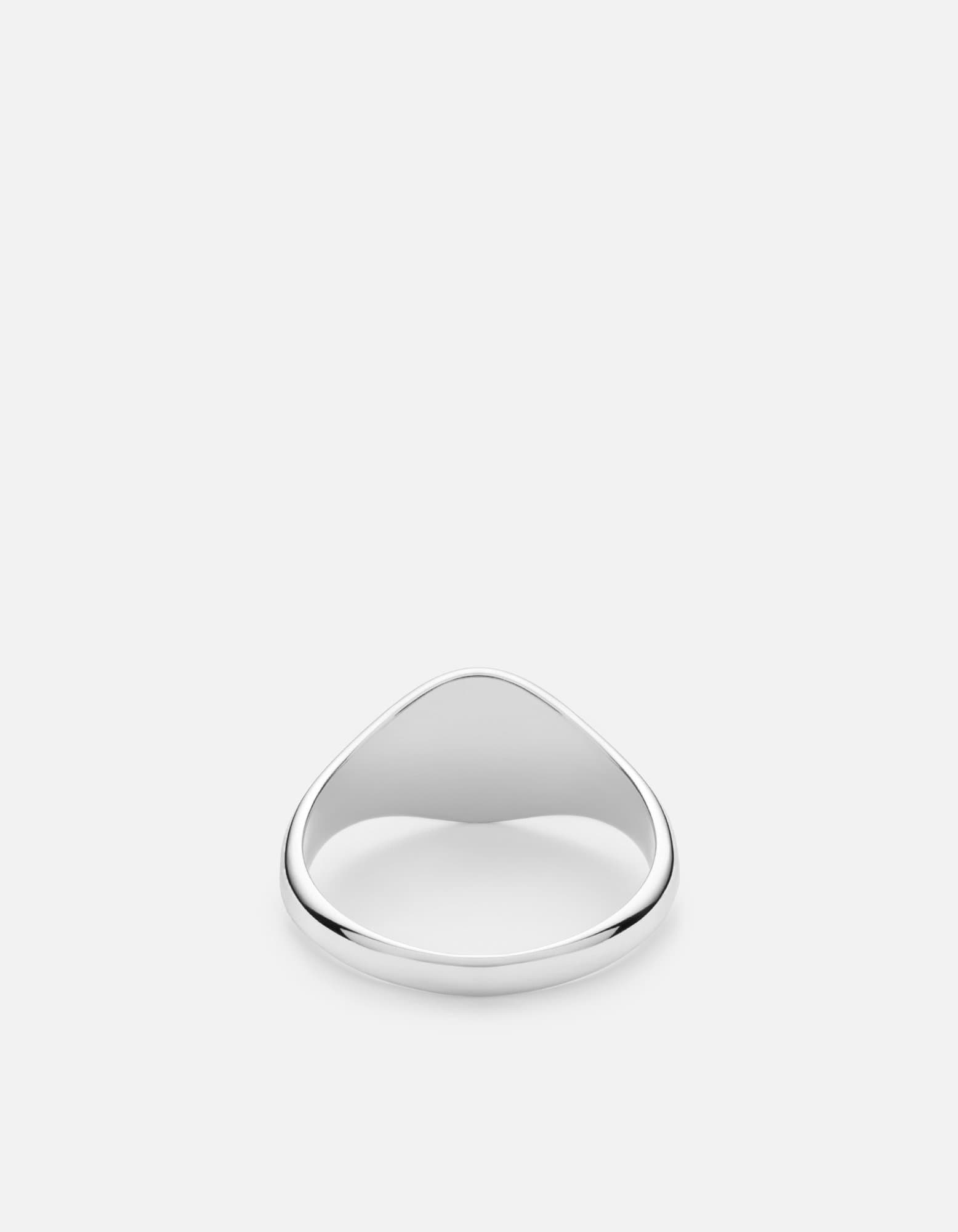 Signet Ring, Sterling Silver/3 Letter
