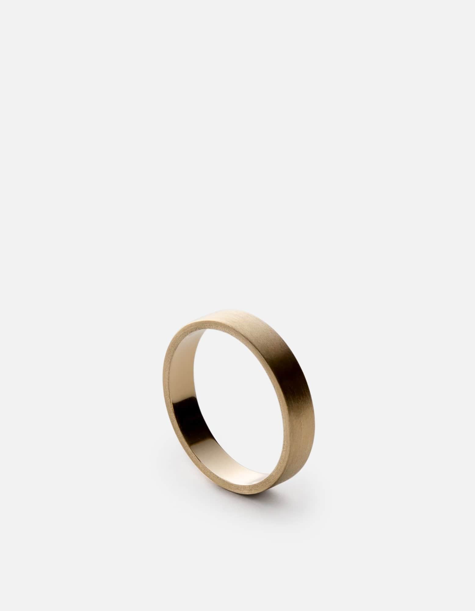 4mm Gold Band, 14k Gold